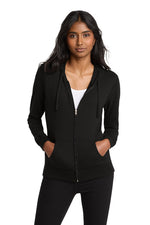 Load image into Gallery viewer, District ®  Women's Fitted Jersey Full-Zip Hoodie. DT2100