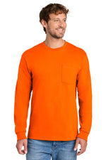 Load image into Gallery viewer, Port &amp; Co ™  Long Sleeve Essential Pocket Tee.  PC61LSP