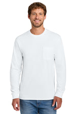 Load image into Gallery viewer, Port &amp; Co ™  Long Sleeve Essential Pocket Tee.  PC61LSP
